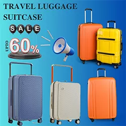 Up to 60% Off Travel Luggage and Suitcases Deals, Shop Now and Save Big.